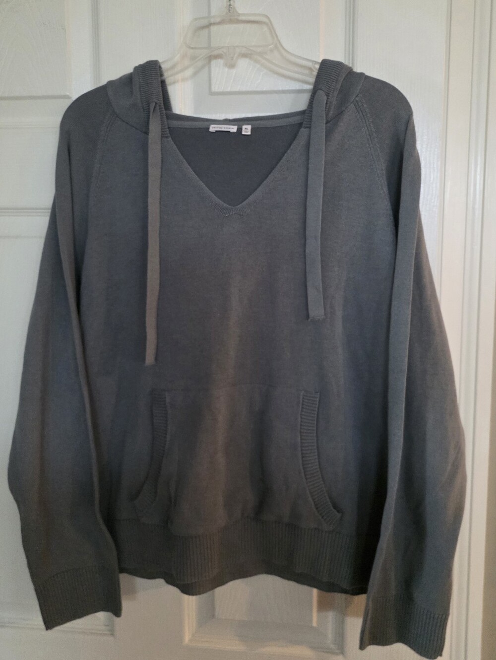 NWT 24/7 Soma Cotton Hoodie Sweater Sedona Sage XL - Picture 4 of 15